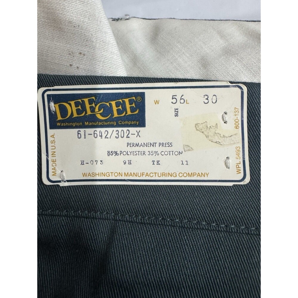 DEE CEE vintage1970’s green pants new with tag W56/L30
